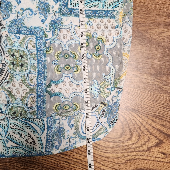 Spense Button Front Sleeveless Tunic Style Top Size Medium - Picture 8 of 11